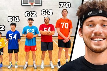 Heights 4ft to 7ft Compete In Basketball for $10,000