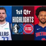 Dallas Mavericks vs Detroit Pistons 1st Qtr Full Highlights | Apr. 12 | NBA 2024 Highlights