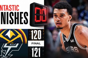 Final 5:53 MUST-SEE ENDING Spurs vs Nuggets 🤯 | April 12, 2024