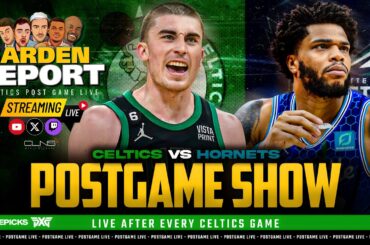 LIVE: Celtics vs Hornets Postgame Show | Garden Report