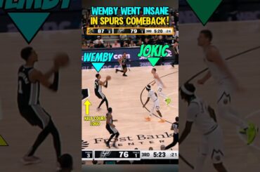 Wemby TOOK OVER vs Jokic & The Nuggets to start WILD COMEBACK!👽