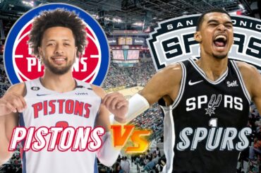 Detroit Pistons vs San Antonio Spurs Live Play by Play & Scoreboard