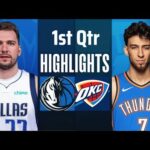 Dallas Mavericks vs Oklahoma City Thunder 1st Qtr Full Highlights | Apr. 14 | NBA 2024 Highlights