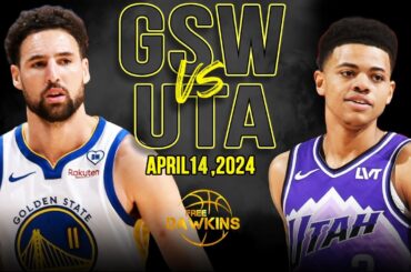 Golden State Warriors vs Utah Jazz Full Game Highlights | April 14, 2024 | FreeDawkins