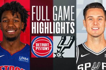 PISTONS at SPURS | FULL GAME HIGHLIGHTS | April 14, 2024