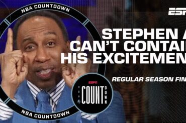 Stephen A. Smith GOES ALL OUT for Knicks support 😂 'WE AIN'T SCARED!'  🗣 | NBA Countdown