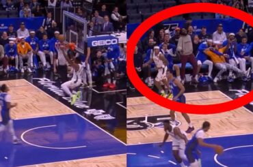 Orlando Magic bench goes wild after Thanasis Antetokounmpo missed dunk