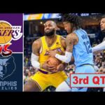 Los Angeles Lakers vs Memphis Grizzlies Full Highlights 3rd QTR - P1 | APR 12 | NBA Season 2023-2024