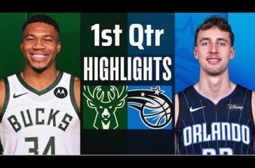 Milwaukee Bucks vs. Orlando Magic Full Highlights 1st QTR | April 14 | NBA 2024 Highlights