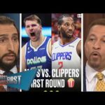 FIRST THINGS FIRST | What to Expect From Star-Studded Playoff Series - Nick reacts Mavs vs. Clippers