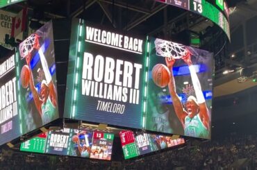 Celtics Fans Ovation for Robert Williams III in Return to Boston