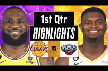 Los Angeles Lakers vs New Orleans Pelicans Full Highlights 1st QTR | Apr 16 | 2024 NBA Play-In