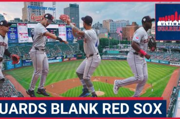 Cleveland Guardians win their second straight game by blanking the Boston Red Sox on Patriots Day!