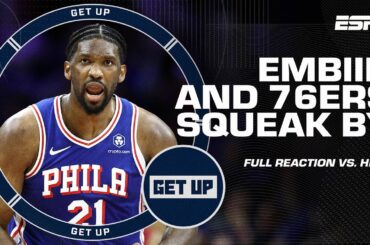 Joel Embiid 'IS NOT RIGHT!' Tim Legler not SOLD as 76ers SQUEAK by Heat to SECURE 7-seed | Get Up