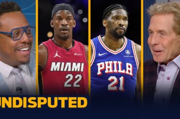 Sixers beat Heat in Play-In: Embiid post double-double & Butler injures knee | NBA | UNDISPUTED