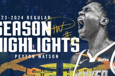 Peyton Watson 2023-2024 Season Highlights 🎥