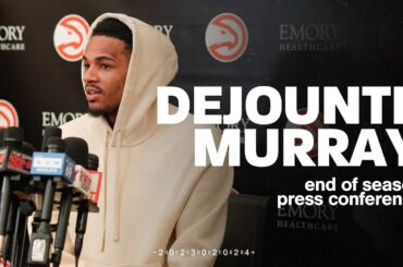 Dejounte Murray 2024 End-of-Season Press Conference