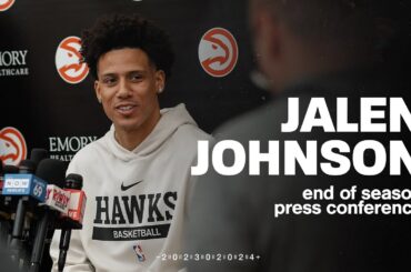 Jalen Johnson 2024 End-of-Season Press Conference