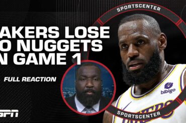 FULL REACTION: Lakers lose Game 1 to Nuggets 👀 LA might get SWEPT - Perk 🧹 | SportsCenter