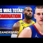 BREAKING: NIKOLA JOKIC AND THE NUGGETS PUT THE SMACKDOWN ON LEBRON JAMES AND THE LAKERS