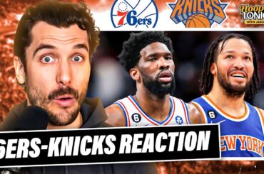 Knicks-76ers Reaction: New York holds off Embiid & Philly in Game 1 | Hoops Tonight