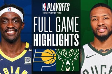 #6 PACERS at #3 BUCKS | FULL GAME 1 HIGHLIGHTS | April 21, 2024