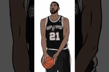 Tim Duncan #nba #basketball #sports #shorts #spurs #timduncan #sanantoniospurs #art #nbaedits