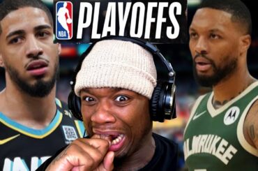 Milwaukee Bucks vs Indiana Pacers Game 1 Round 1 Playoff Full Highlights | REACTION