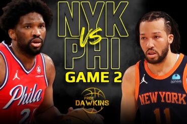 New York Knicks vs Philadelphia 76ers Game 2 Full Highlights | 2024 ECR1 | FreeDawkins