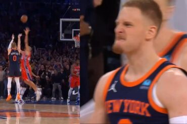 MOST INSANE ENDING Donte DiVincenzo hits game winner vs 76ers after Brunson 3 😱