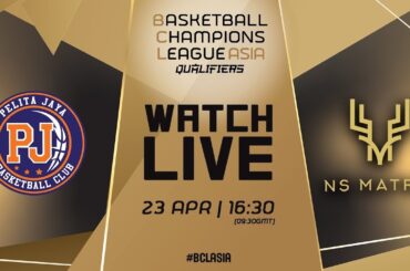 LIVE - Pelita Jaya Basketball v NS Matrix Deers | | #BCLASIA 2024 Qualifiers