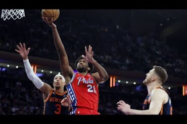 Philadelphia 76ers vs New York Knicks - Full Game 2 Highlights | April 22, 2024 | 2024 NBA Playoffs