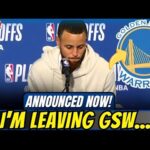 🚨 OH NOO! CURRY JUST ANNOUNCED HIS DEPARTURELATEST NEWS FROM GOLDEN STATE WARRIORS !