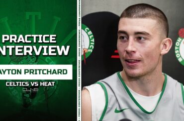 Payton Pritchard LOVED Celtics Response to Caleb Martin Foul | Practice Interview