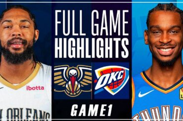 PELICANS VS THUNDER FULL GAME HIGHLIGHTS GAME 1 | April 21, 2024 | NBA Playoffs 2k24