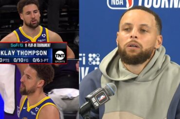 Stephen Curry speaks on Klay Thompson's future with the Warriors 👀