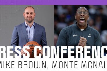 Kings' Mike Brown, Monte McNair end-of-season press conference | NBC Sports California