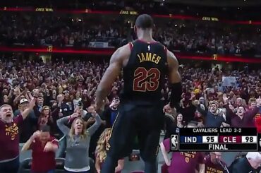 Final 5:09 WILD GAME 5 ENDING Pacers vs Cavaliers - 2018 NBA Playoffs