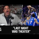 The Philadelphia 76ers take care of The Miami Heat in the play in game, Anthony Gargano reacts!