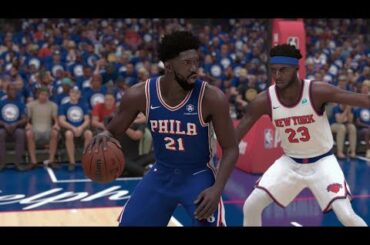 Philadelphia 76ers vs New York Knicks | NBA Playoffs 2024 Game 3 Full Game Highlights - NBA 2K24 Sim