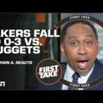 Stephen A. Smith SOUNDS OFF and calls D’Angelo Russell ‘A DISGRACE’ as Lakers fall 0-3 | First Take