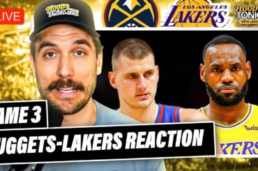 Nuggets-Lakers Reaction: Jokic & Denver OWN LeBron & LA, Lakers pushed to brink | Hoops Tonight