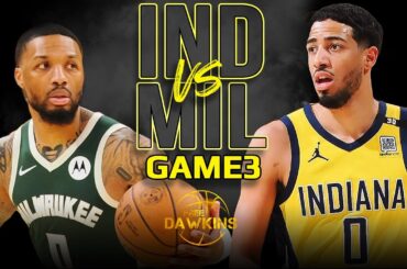 Milwaukee Bucks vs Indiana Pacers Game 3 Full Highlights | 2024 ECR1 | FreeDawkins