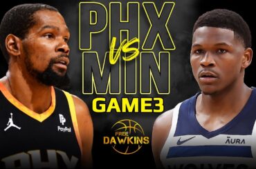 Minnesota Timberwolves vs Phoenix Suns Game 3 Full Highlights 2024 WCR1 FreeDawkins