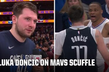 Luka Doncic on scuffle with Russell Westbrook: I don't know what happened 🤷‍♂️ | NBA on ESPN