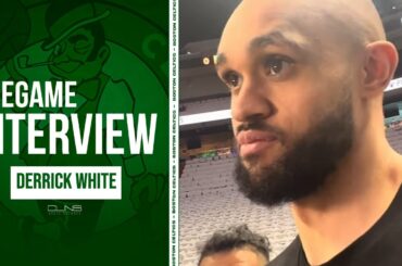 Derrick White Previews Celtics Game 3 Adjustments vs Heat | Pregame Interview