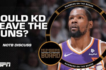 Kevin Durant WON'T be on the Suns next season?! 👀 Numbers on the Board 'wouldn't be surprised' 😳