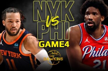 New York Knicks vs Philadelphia 76ers Game 4 Full Highlights | 2024 ECR1 | FreeDawkins