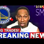 JUST CONFIRMED! 3 BIG TRADES FOR THE WARRIORS! DUB NATION GOT EXCITED! GOLDEN STATE WARRIORS NEWS