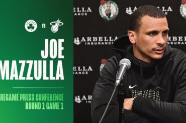 Joe Mazzulla Pregame Press Conference | Round 1 Game 1 vs. Miami Heat